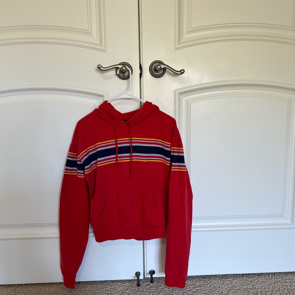 LA Hearts Pacsun Red w/ Pattern Hoodie